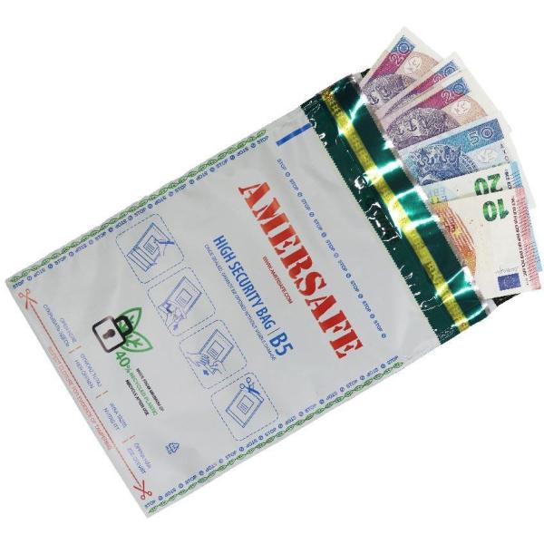 Bezpieczna koperta foliowa C3 325x480mm 50 sztuk Biała
