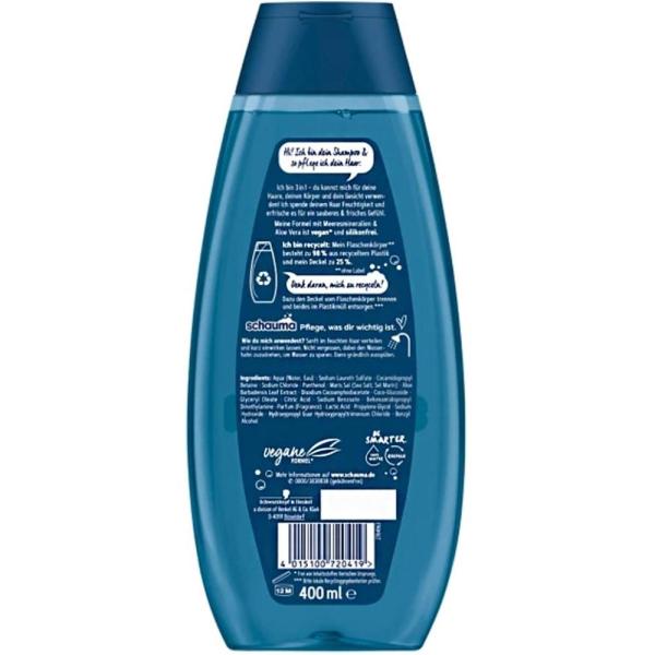 Schauma szampon 3w1 400ml Meeresfrische Aloe Vera
