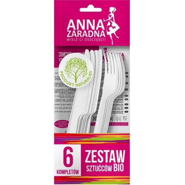 Anna Zaradna zestaw sztućców BIO dla 6 osób
