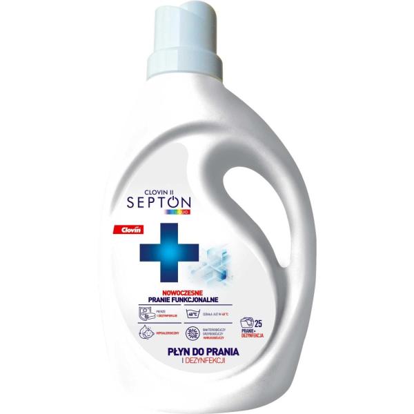 Clovin II Septon Liquid płyn do prania i dezynfekcji 1,5L