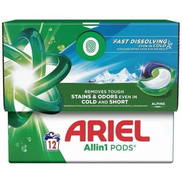 Ariel All In 1 Pods kapsułki piorące 12 sztuk Alpine