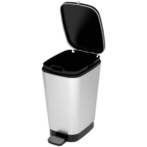 Curver kosz z pedałem 25L metalowy