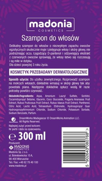 Madonia Madagaskar szampon do włosów 300ml
