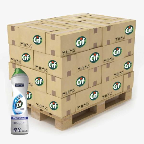 Cif Professional PALETA mleczko czyszczące 750ml Original 640szt. (80 kartonów)