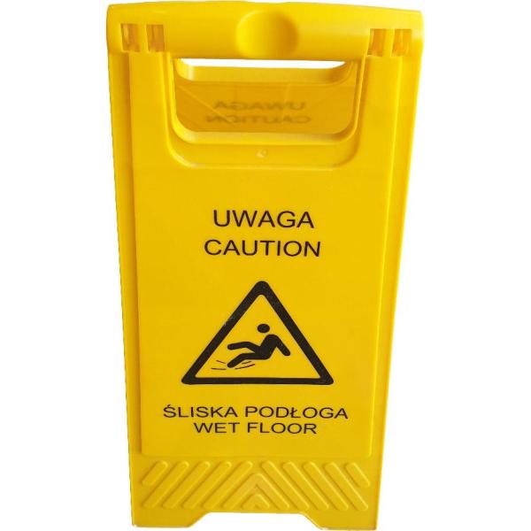Tablica ostrzegawcza „Uwaga Śliska podłoga!”