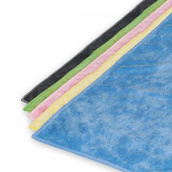 Papstar/Sito ścierka z mikrofibry 40x40cm 10 sztuk zielonarn