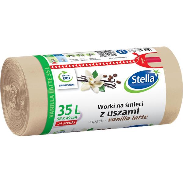 Stela worki zapachowe z uszami 35L/24szt. Vanilla Latte