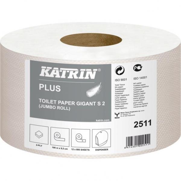 Katrin Plus 2511 papier Jumbo 2-warstwowy, 12 sztuk
