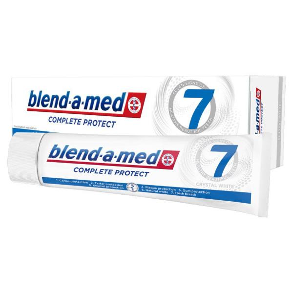 Blend-a-med Complete 7 Crystal White 125ml pasta do zębów