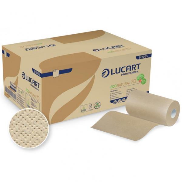 Lucart EcoNatural ręcznik papierowy 2-warstwowy 861065 70m 12 sztuk