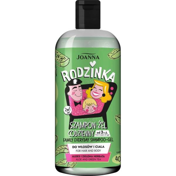Joanna Rodzinka szampon + żel pod prysznic 2w1 400ml dla całej rodziny 