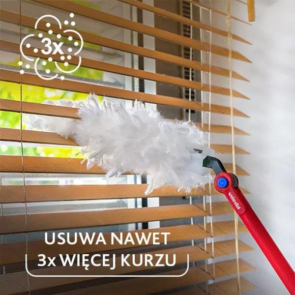 Vileda Flex & Catch miotełka do kurzu + 1 wkład (długa rączka) 