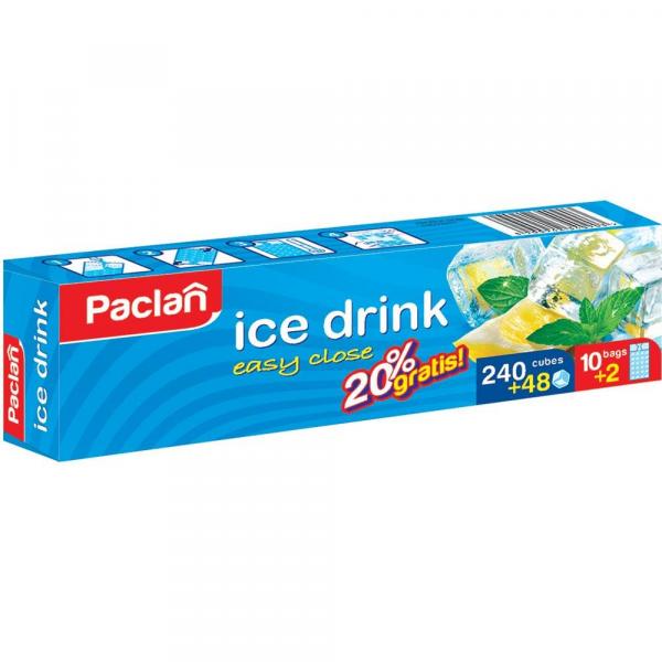 Paclan woreczki do lodu samozamykające 10+2 gratis
