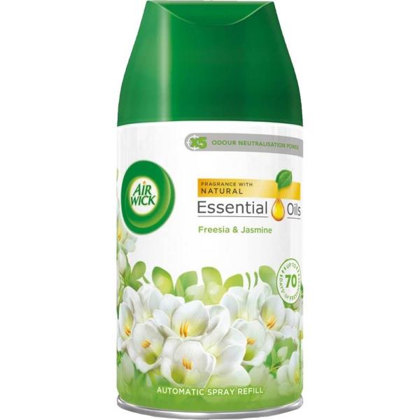 Air Wick Freshmatic automatyczny odświeżacz powietrza 250ml Frezja & Jaśmin zapas 