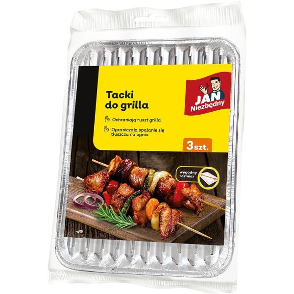 Jan Niezbędny tacki do grilla 3 sztuki