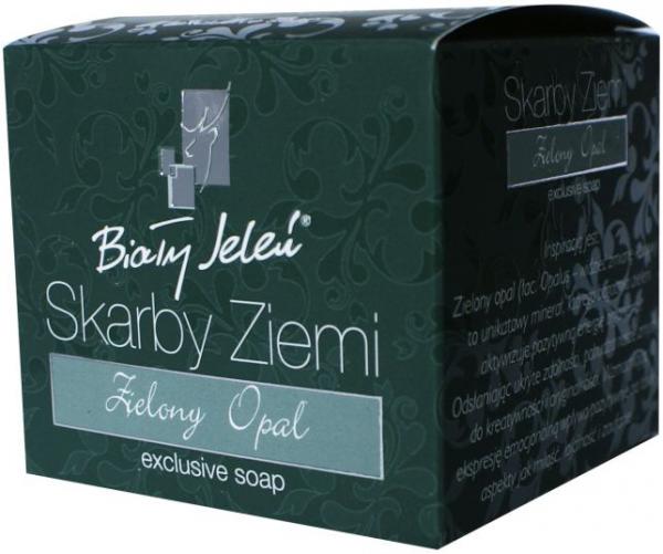 Biały Jeleń Skarby Ziemi Zielony Opal mydło 130g ekskluzywne
