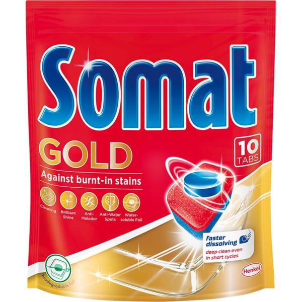 Somat Gold tabletki do zmywarek 10 sztuk
