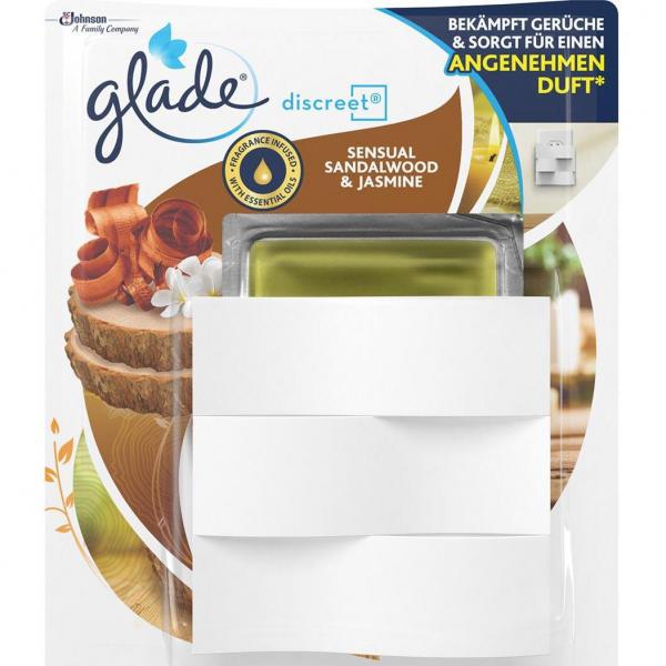 Glade by Brise Discreet Electric Sandalwood & Jasmine elektryczny odświeżacz powietrza