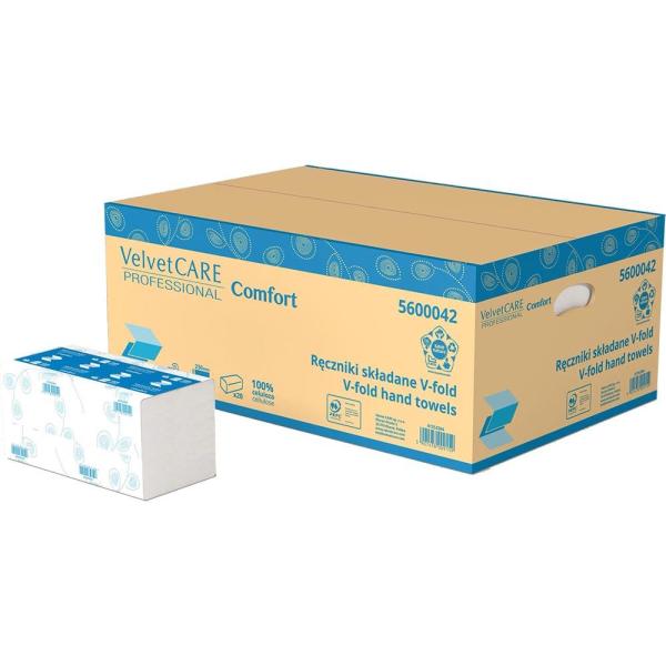 Velvet V-FOLD 5600016 ręcznik 2-warstwowy 20x150 Biały

