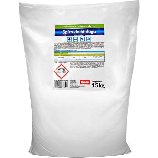 Spiro Professional proszek do prania białego 15kg