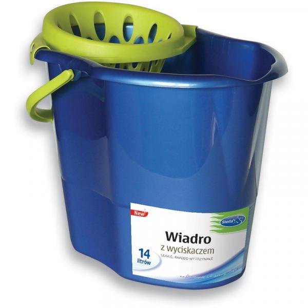 Stella wiadro z wyciskaczem 14L