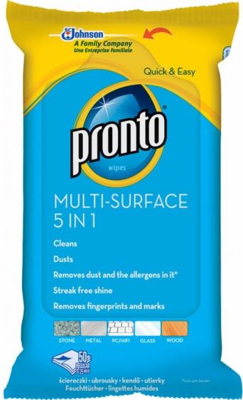 Pronto ściereczki Lemon przeciw kurzowi 25szt.