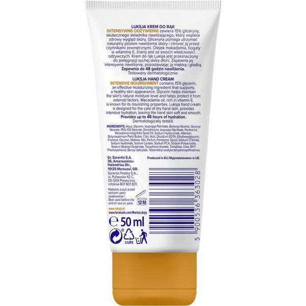 Luksja krem do rąk 50ml Odżywienie
