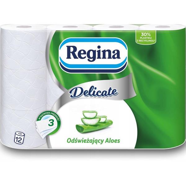 Regina papier 3-warstwowy Aloe Vera 12 sztuk