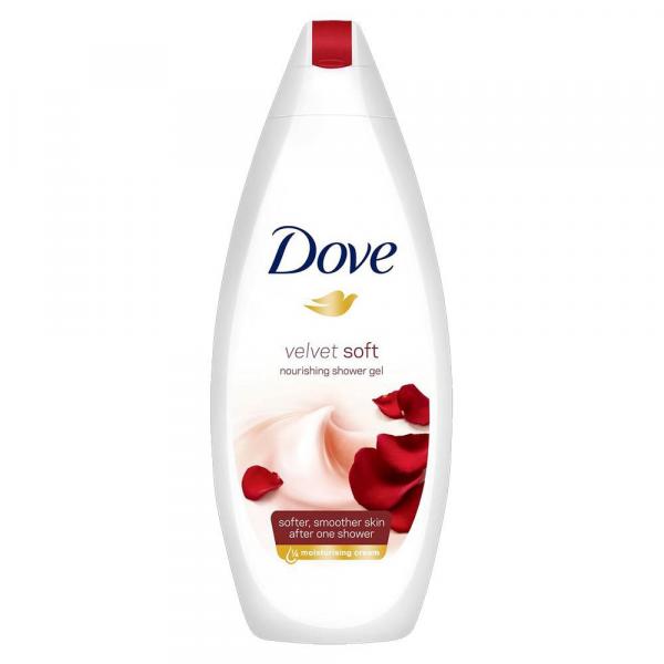 Dove żel pod prysznic velvet soft 250ml