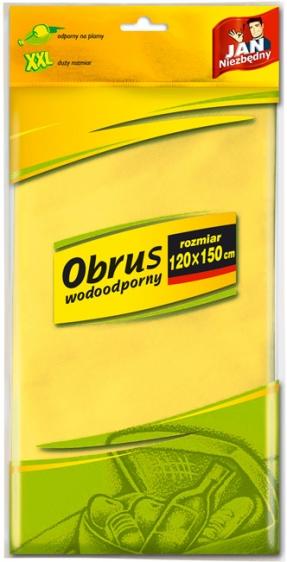 Jan Niezbędny obrus wodoodporny żółty 120x150
