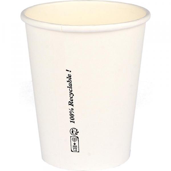 Kubki papierowe Białe 250ml GM8OZCARB

