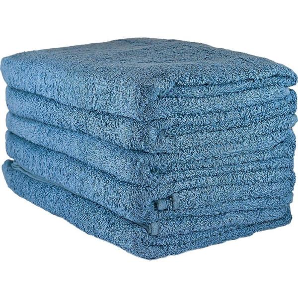 Ręcznik bawełniany Frotte 70x140cm 5 sztuk 12 Ciemny Niebieski 