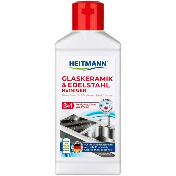 Heitmann mleczko do mycia płyt ceramicznych i stali nierdzewnej 250ml