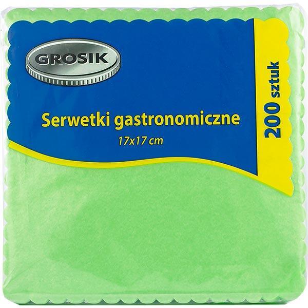 Grosik serwetki 17x17 200 sztuk limonka