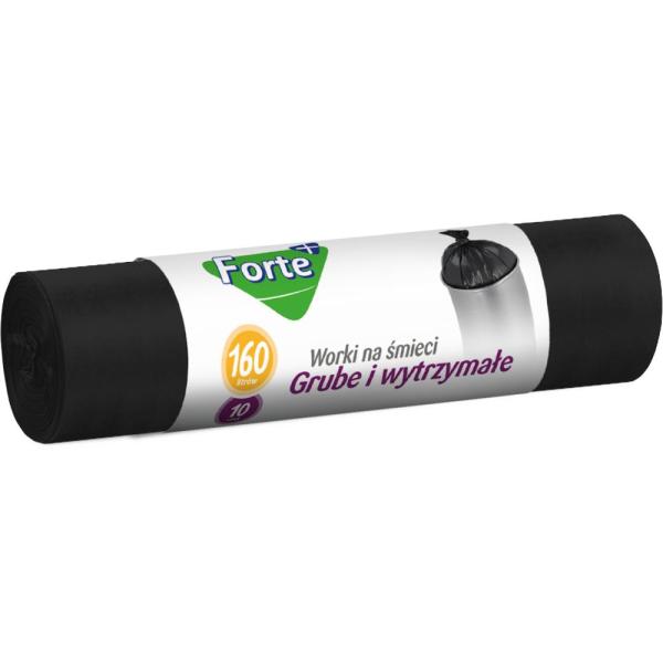 Forte+ worki na śmieci Optima LDPE 160L 10szt.