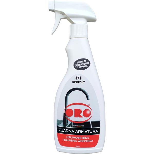 Oro preparat do usuwania rdzy i kamienia z czarnej armatury 500ml 