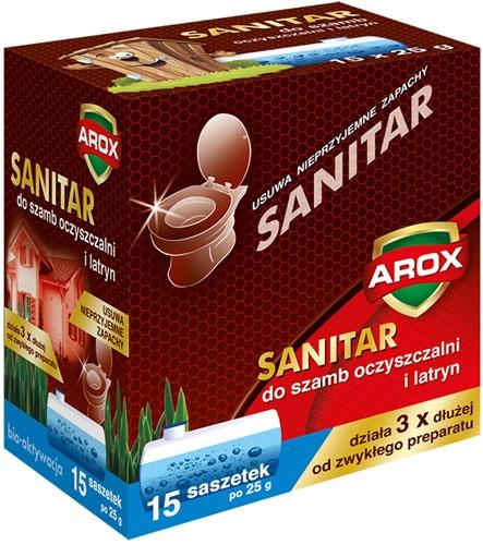 Arox Sanitar środek do szamb i oczyszczalni 15 x 25g