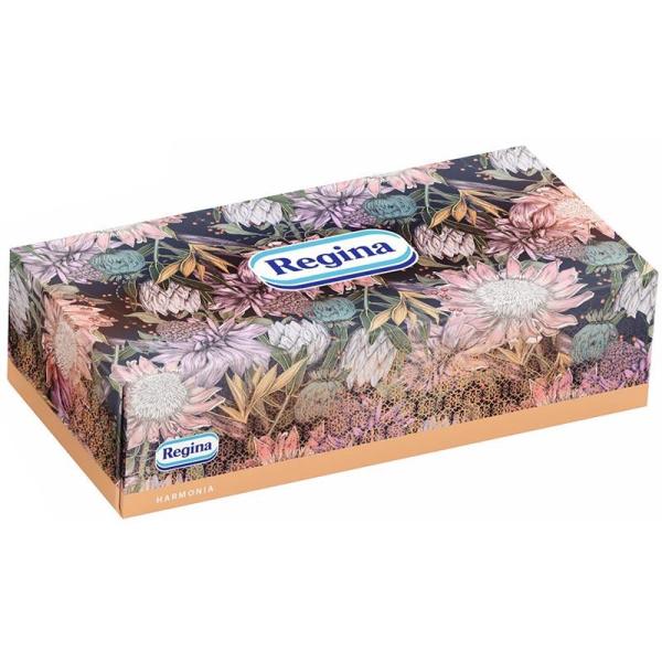Regina Harmonia chusteczki 3-warstwowe 100 sztuk Kartonik
