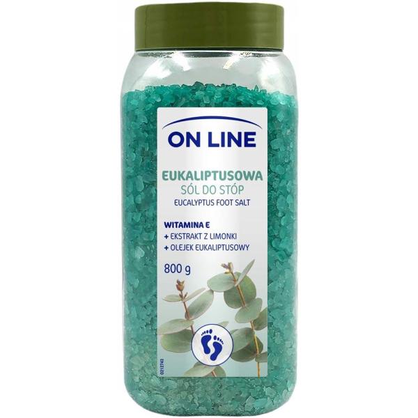 On Line eukaliptusowa sól do stóp 800g