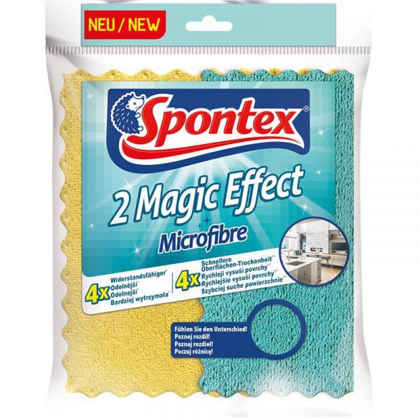 Spontex ściereczki Magic Effect mikrofibra 2 sztuki