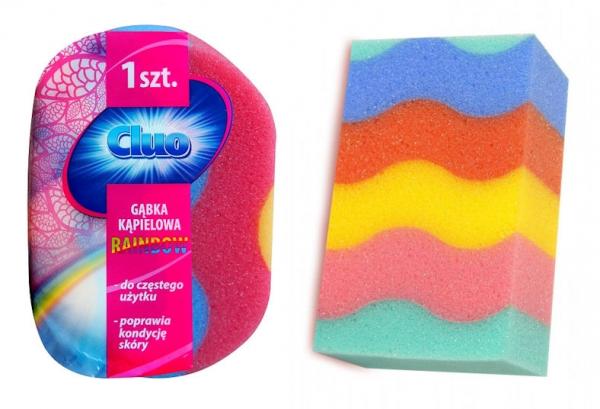 Cluo gąbka kąpielowa Rainbow Tęcza
