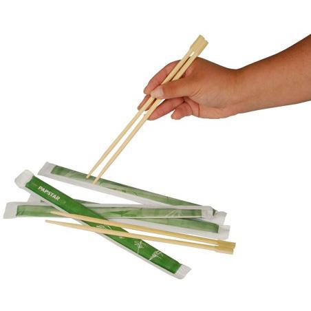 Papstar pałeczki do sushi drewniane 23cm 50 sztuk
