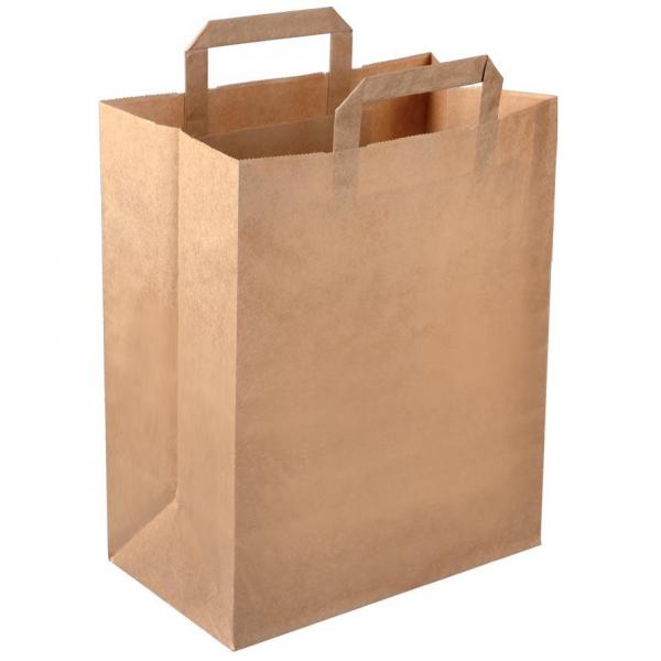 Torba papierowa biała 320x140x420mm
