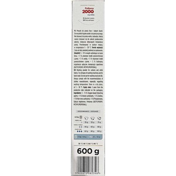 Pollena 2000 proszek do firan Oxy White 600g