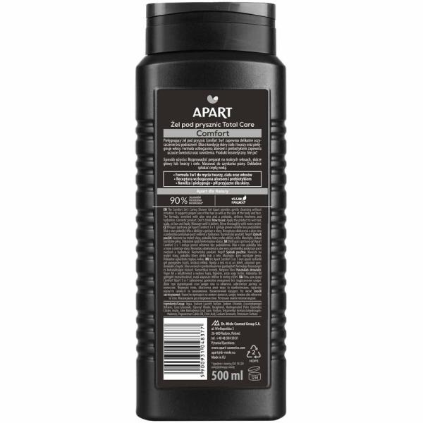 Apart Men żel pod prysznic 3w1 500ml Total Care Comfort