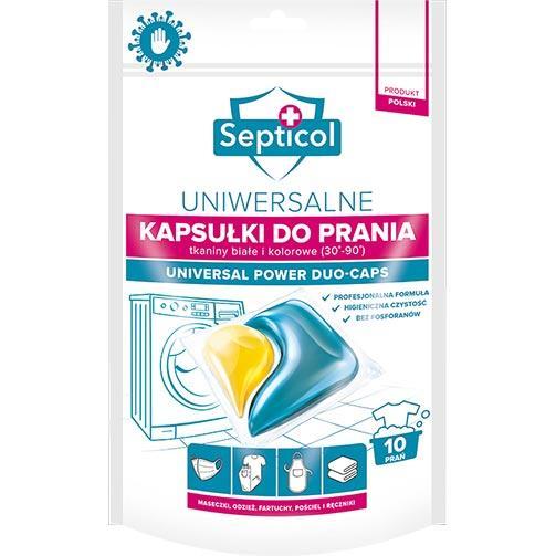 Septicol kapsułki piorące 10 sztuk uniwersalne
