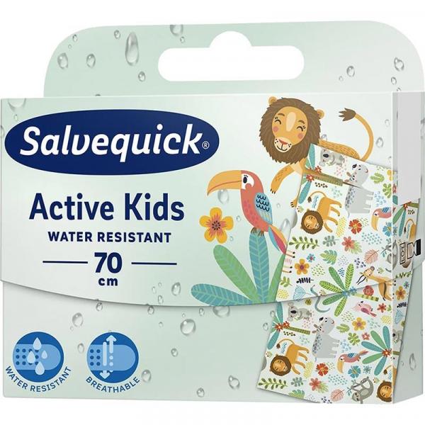 Salvequick Active Kids plastry do cięcia dla dzieci 70cm