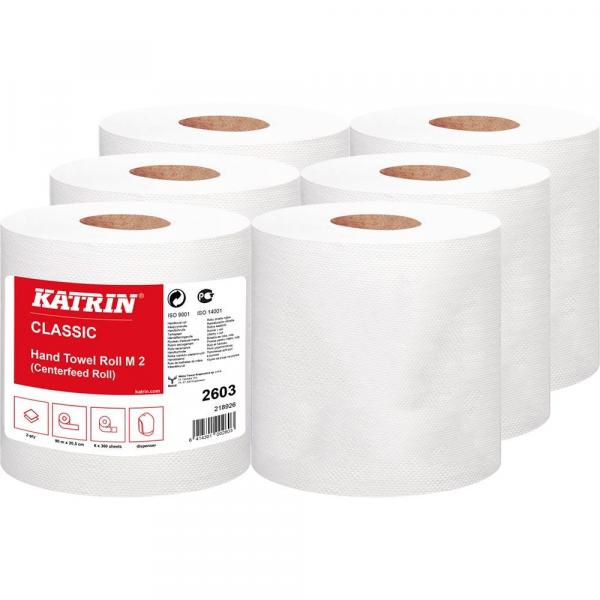 Katrin Classic 2603 Maxi ręcznik biały 2-warstwowy, 90 metrów, 6 sztuk