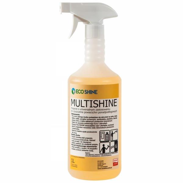 Eco Shine Multishine 1L płyn do czyszczenia powierzchni ponadpodłogowych spray 