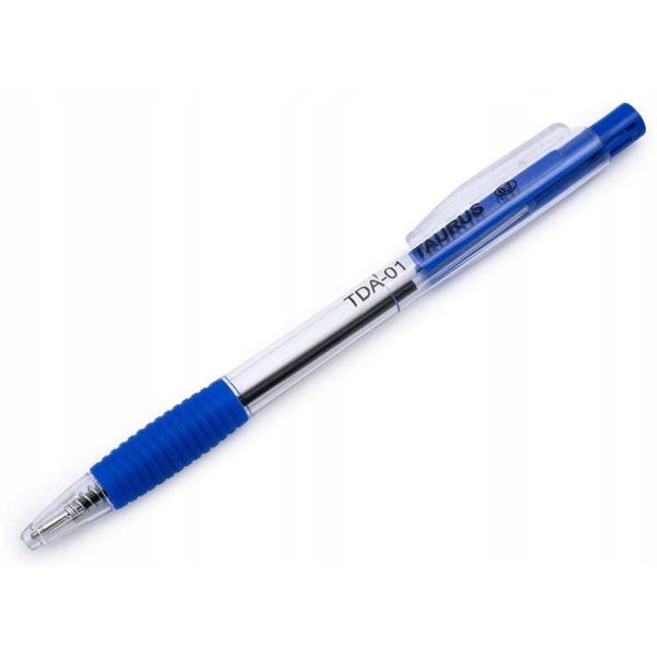 Taurus TDA-01 długopis automatyczny 0,7mm 50 sztuk Niebieski 